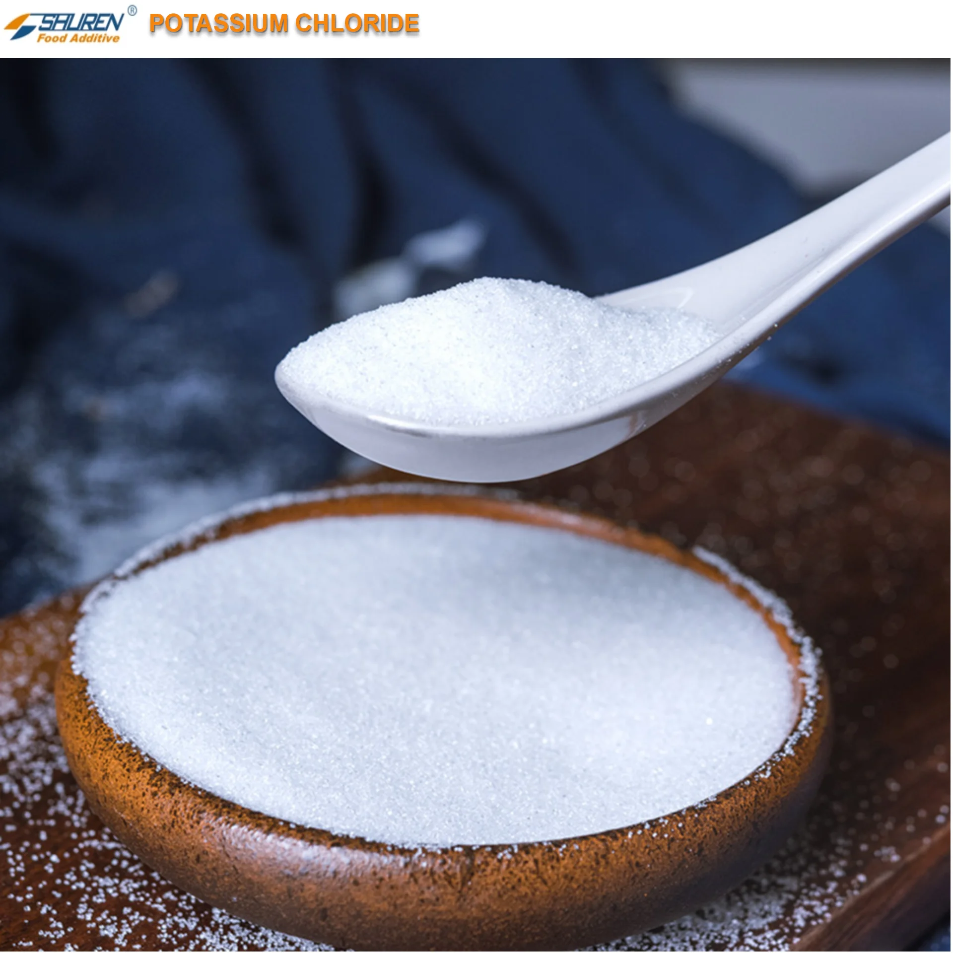 China Largest Supplier High Quality Food Grade Potassium Chloride purity 99.8%