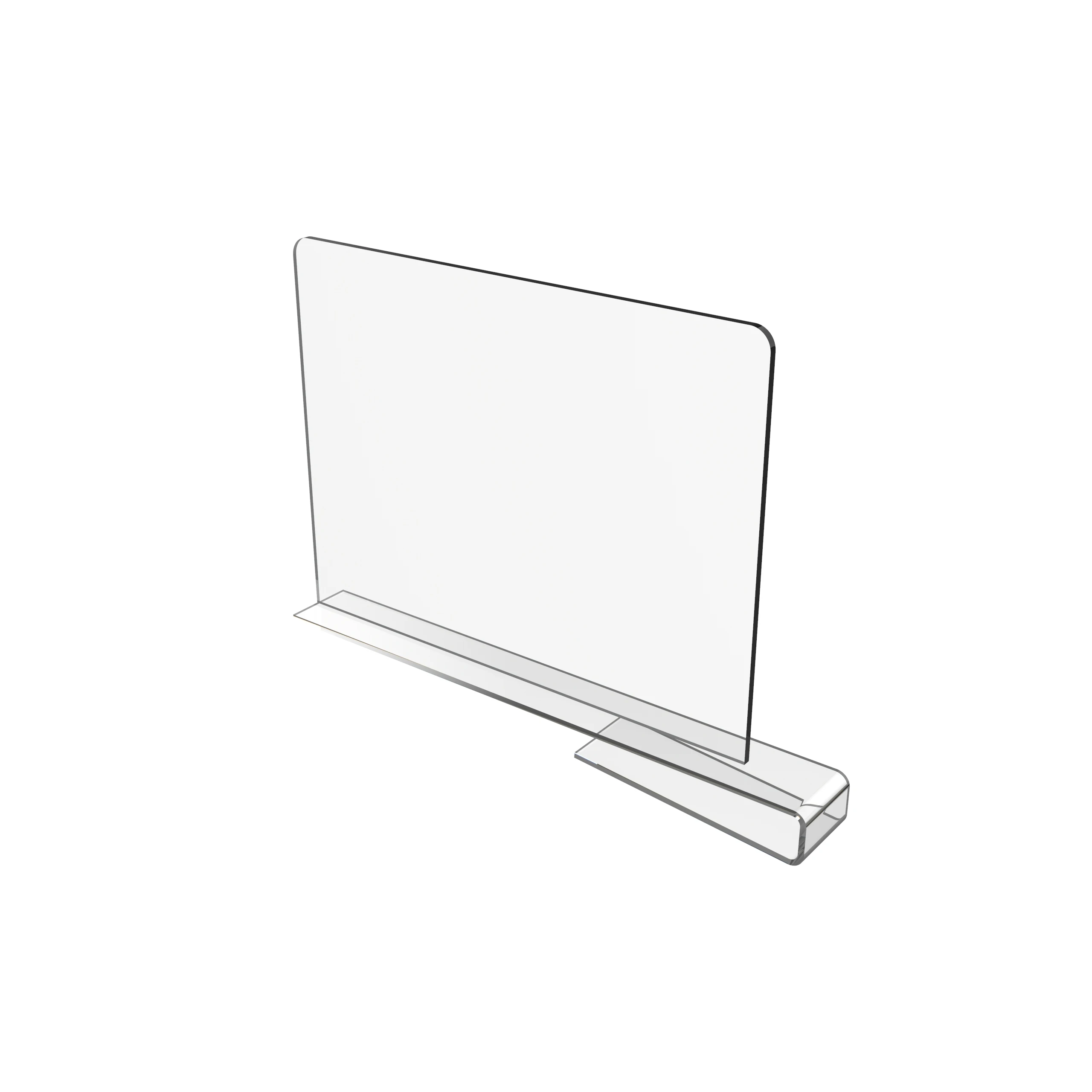 Shelf Divider Transparent Acrylic Separator for Closet Acrylic Separator board