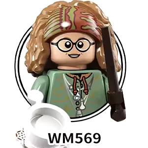 WM6041 Flitwick Dumbledore Longbottom Luna Diggory Trelawney Harrys Novel Movie Collect Education Building Blocks Toys for Kids