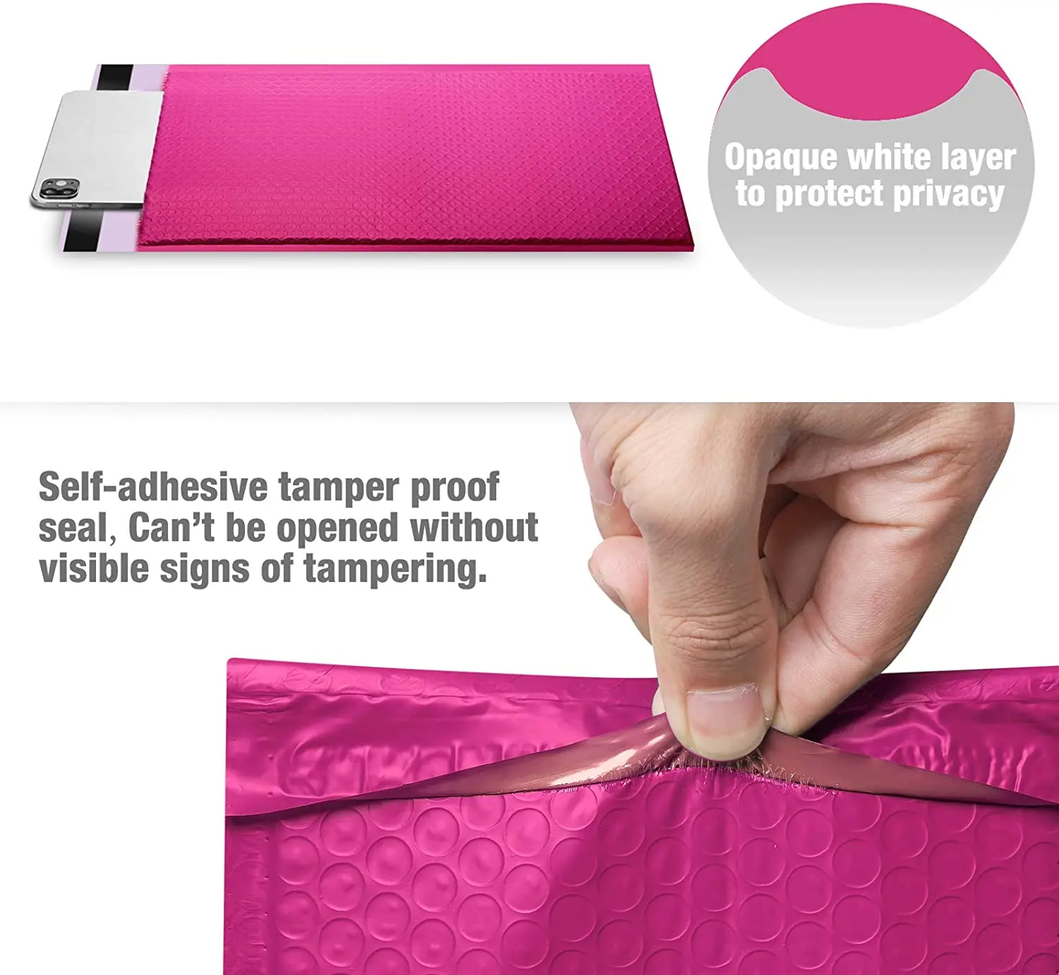 Customized Logo Colour Envelope a Bulle Aluminum Foil Metallic Mail Envelopes Mailing Bag Bubble Envelope Express Mailer Bags