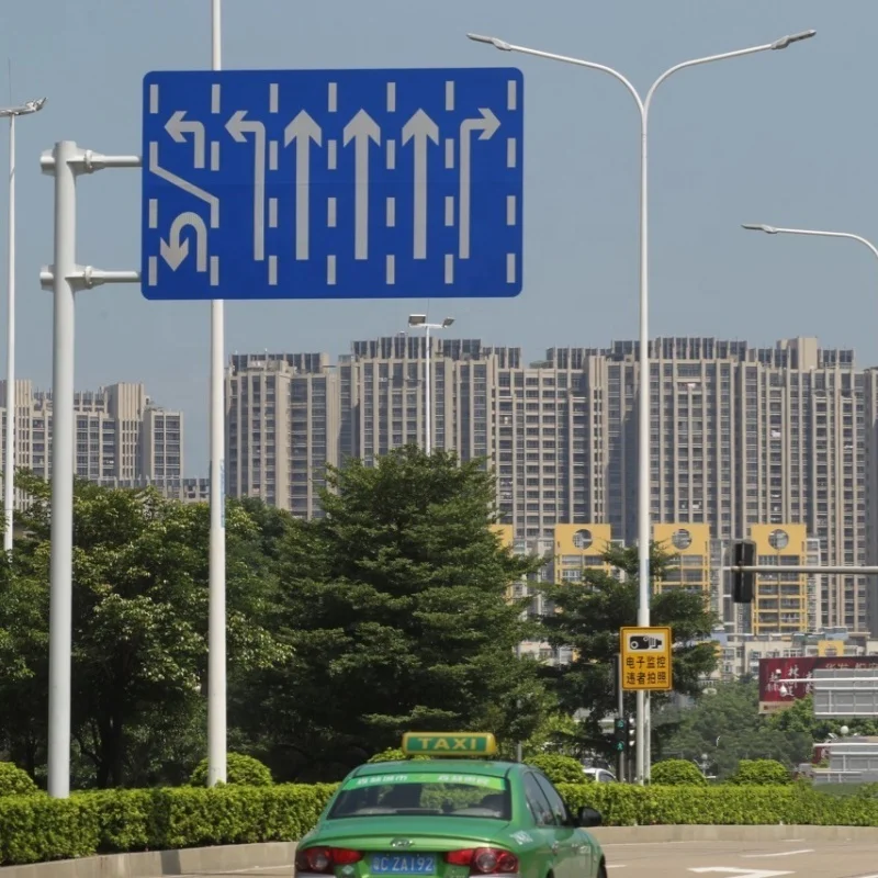 Factory Price Aluminum Reflective Custom Warning Road Board Safety signage Traffic Sign