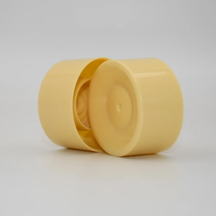 Top quality manufacturers custom colorful shampoo cosmetic screw flip top cap plastic cap