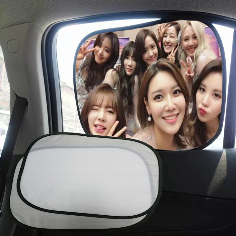 sublimation blank Polyester car Window sunshade for full color Sublimation ink printing