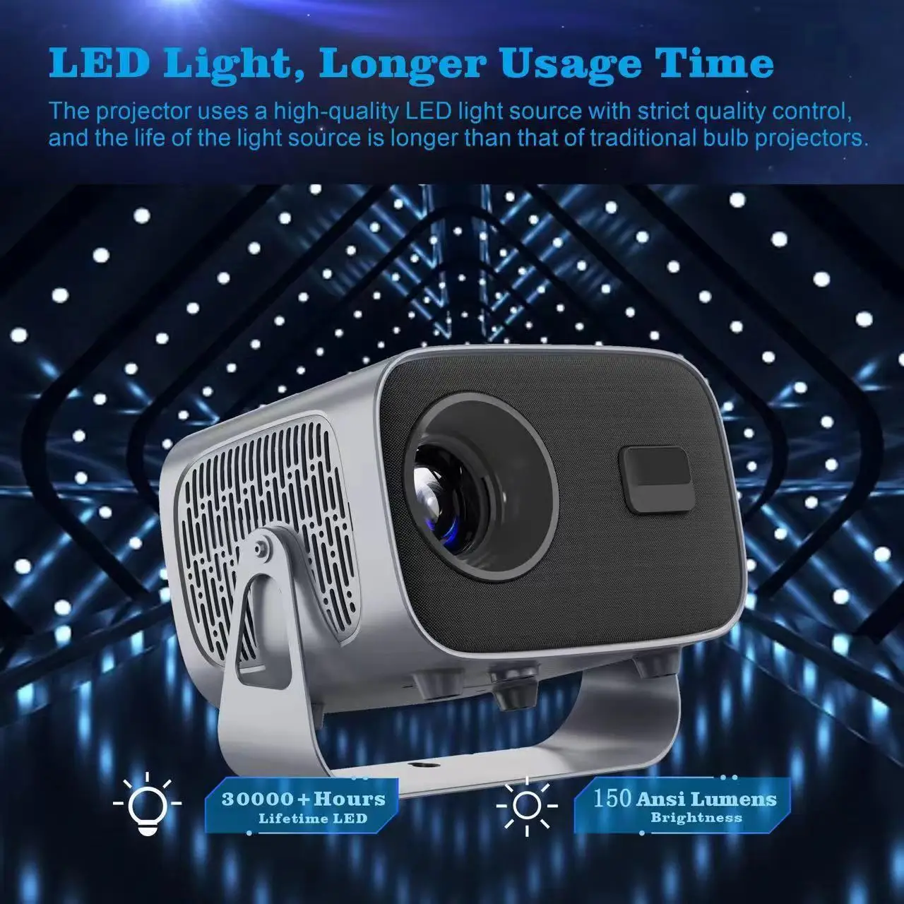 Hot selling household mini projectors outdoor portable projectors 4K projectors