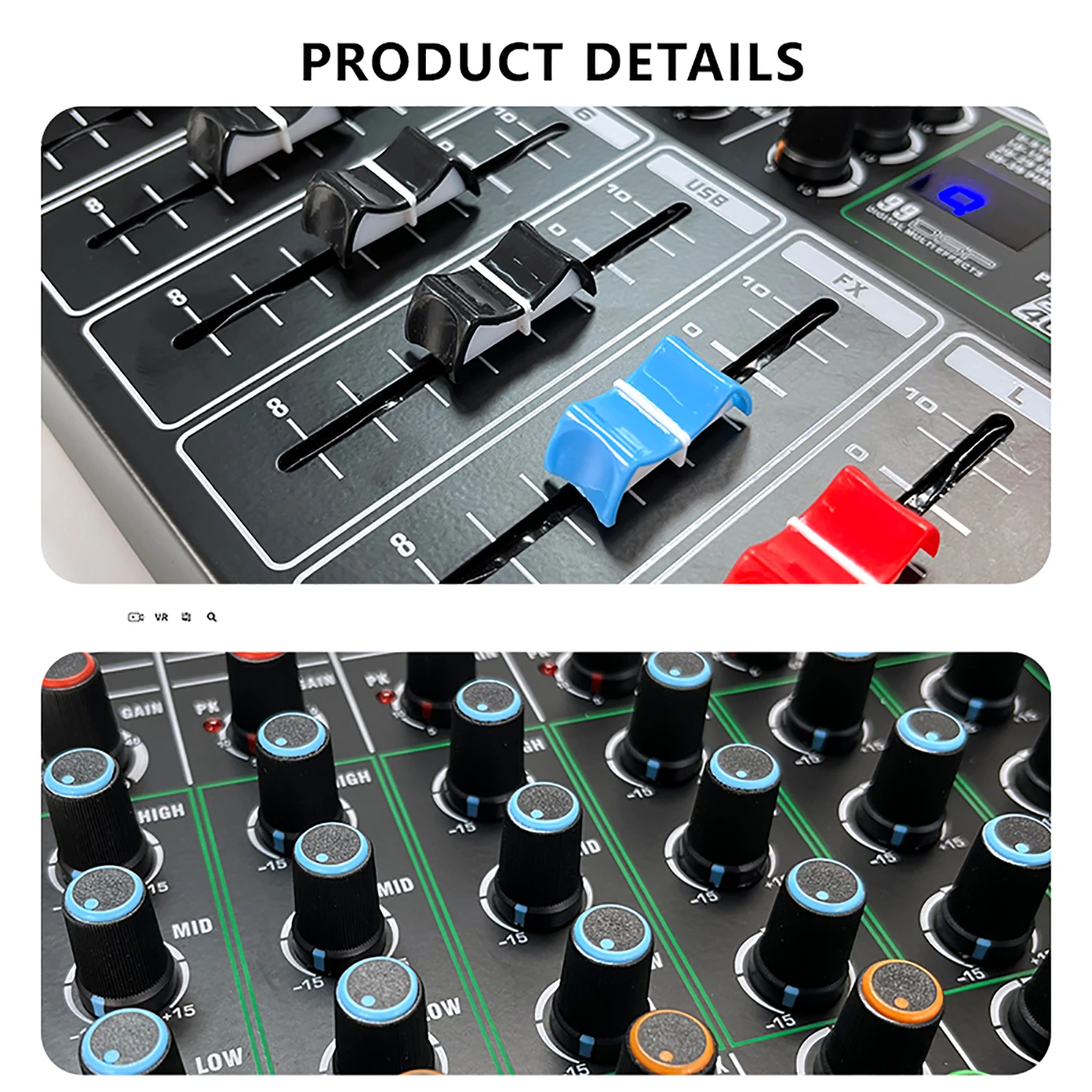 TK8 Best sale 8 Channel Music Mixing Console Audio Mixer With Usb And 48V Phantom Power witht MP3 EQ