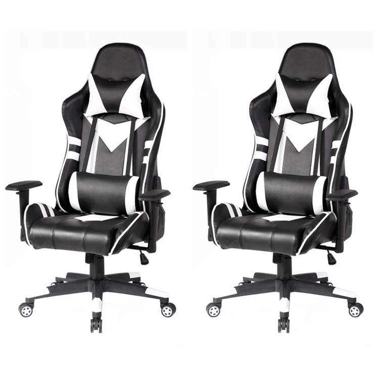 
 Гоночное эргономичное кресло с откидывающейся спинкой и сиденьем, игровое современное кресло-качалка  