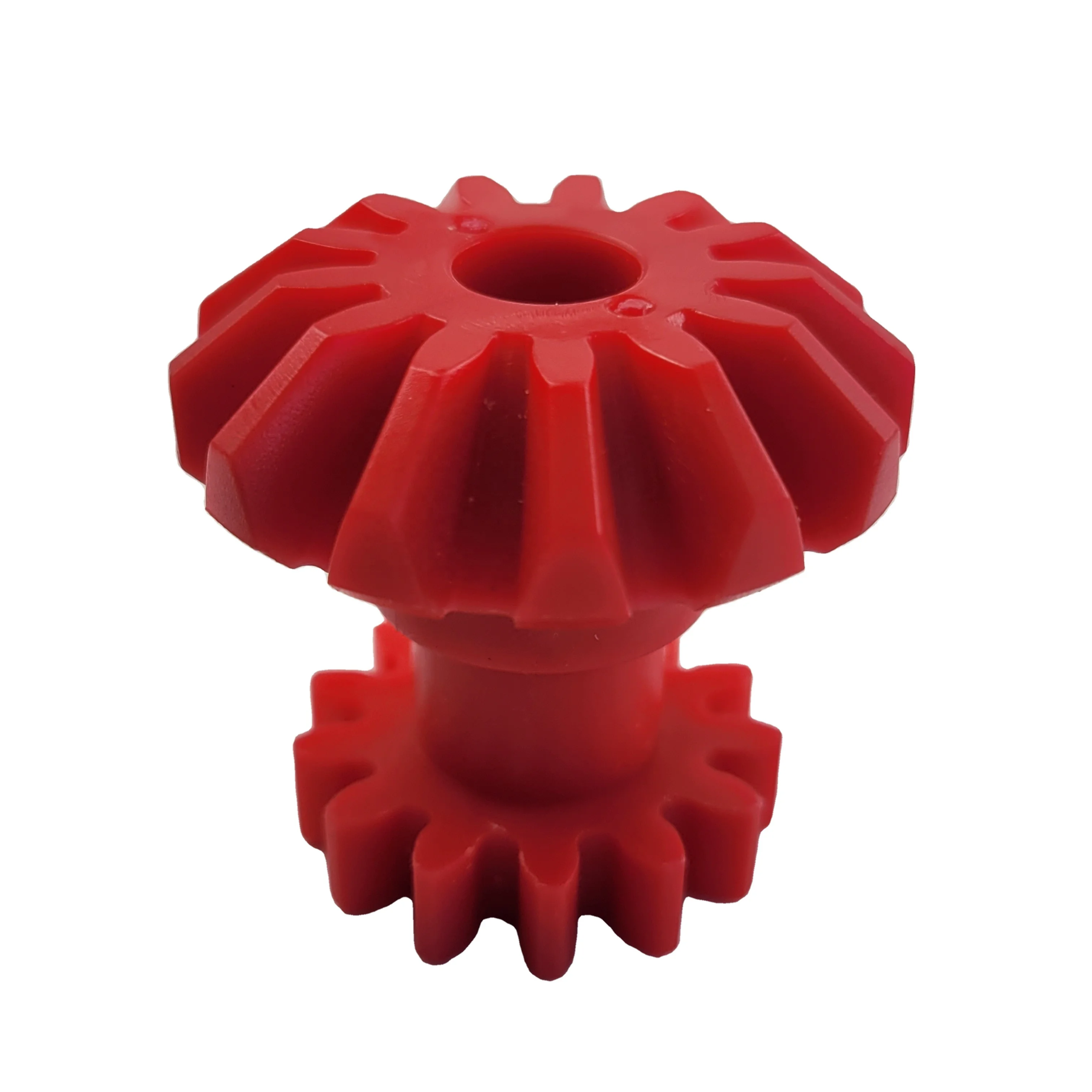 chemical resistance PVDF red  bevel gears spur gear double gear for PCB Atotech equipment