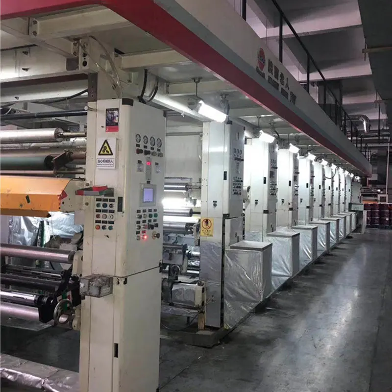 Used commercial rotogravure printing machine  for sale with 9 color