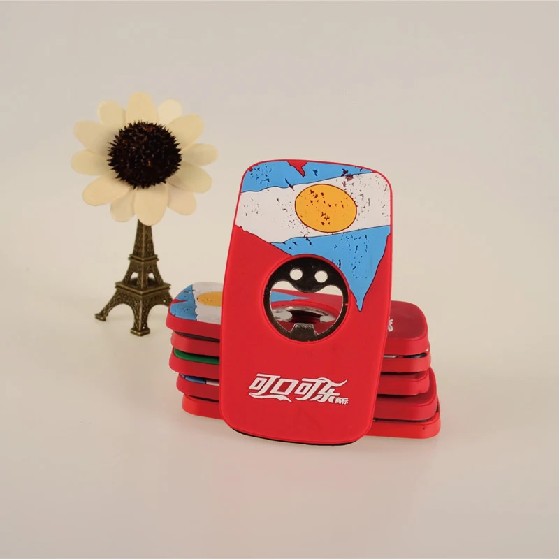 
Soft pvc bottle opener, beer bottle opener, promotional bottle opener with magnet 