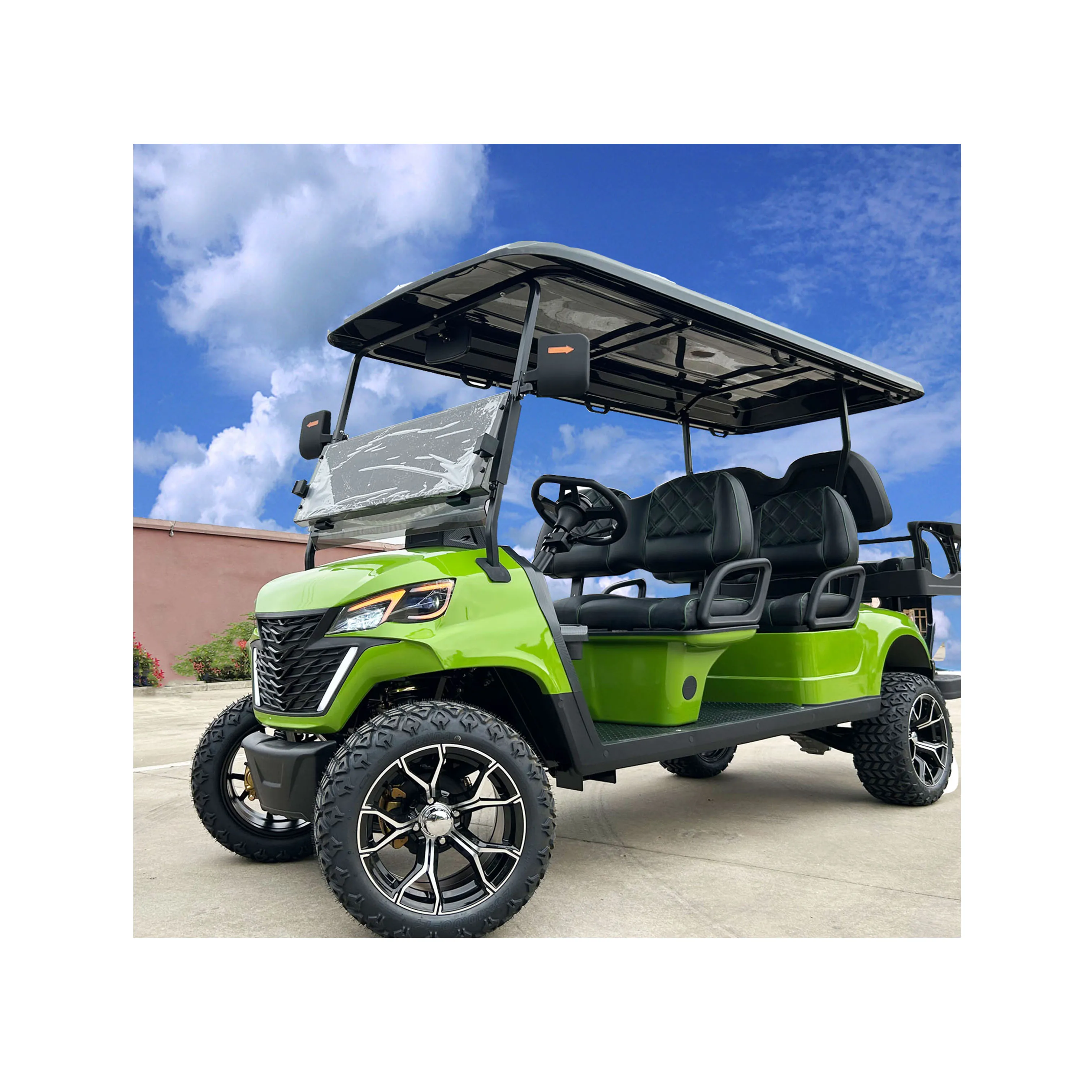 CE Approved China Made Electric Golf Cart Battery Powered 6 Seater Golf Carts Electric