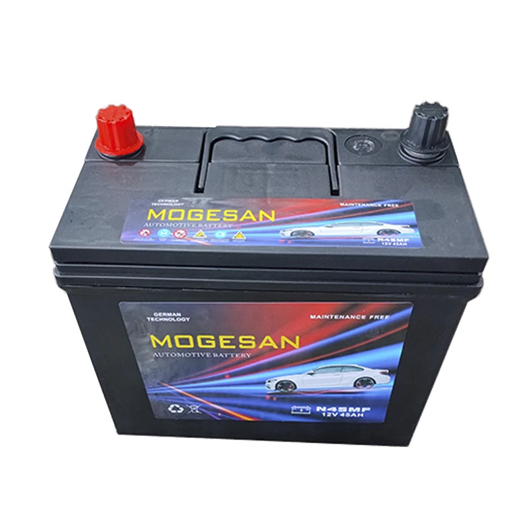 Chinese Supplier Factory Maintenance Free 12v 45ah Lead Acid Car Battery