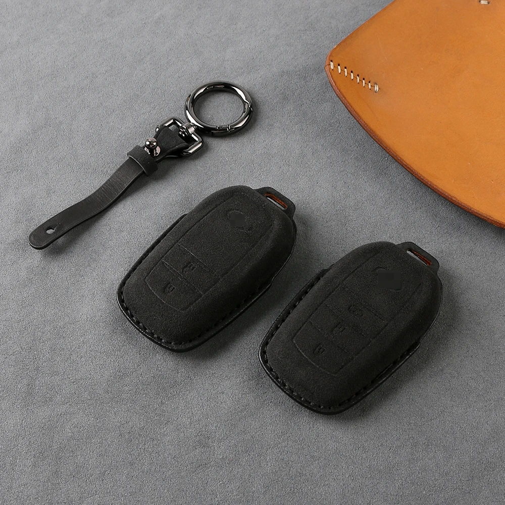 New Design High quality Aluminum Alloy Leather Car Key Cover For Honda Leather Key Cover