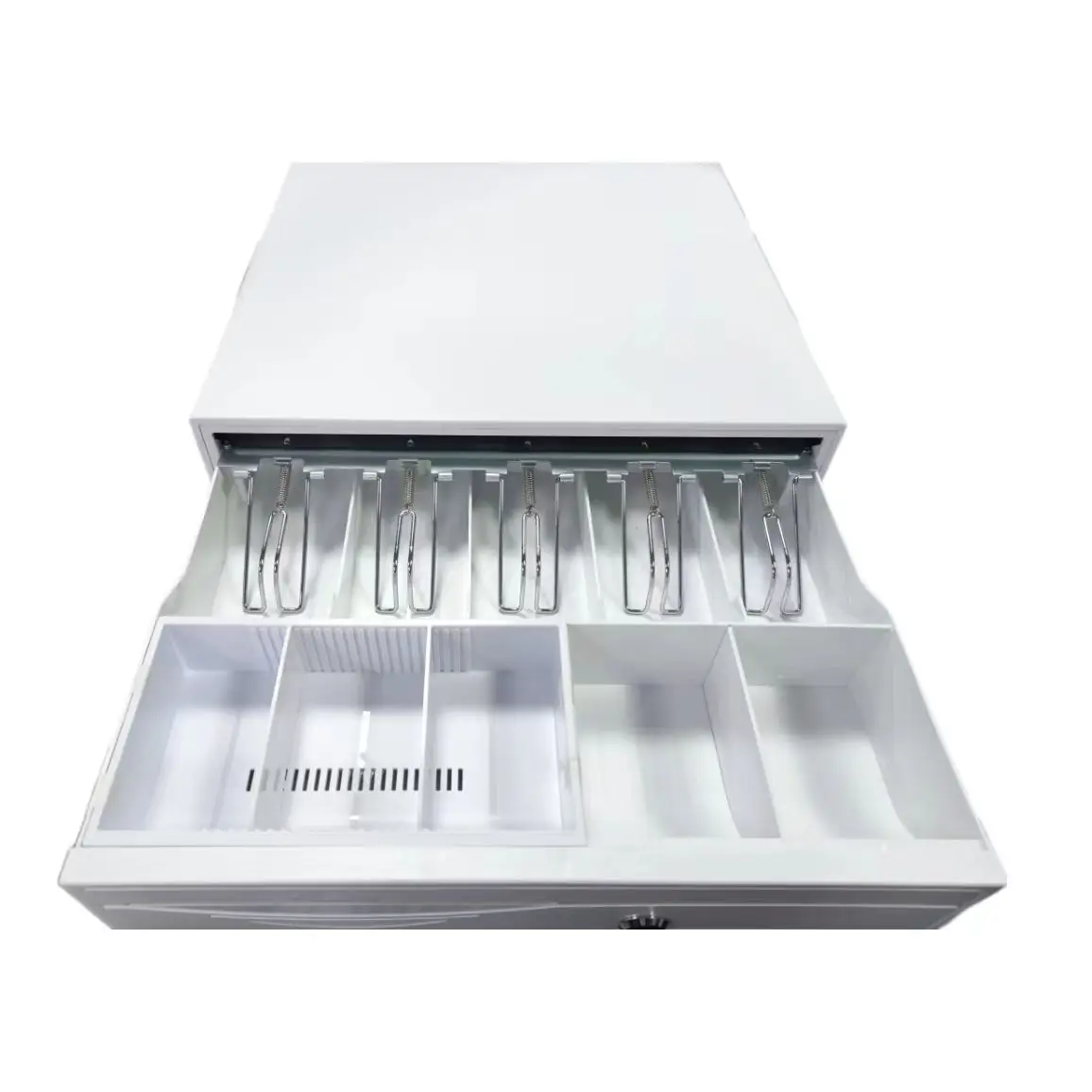 Cashier Box Cash Register Drawer for Point of Sale (POS) System 5 Bill 5 Coin RJ11 Key-Lock for Stores, Shops, and Businesses