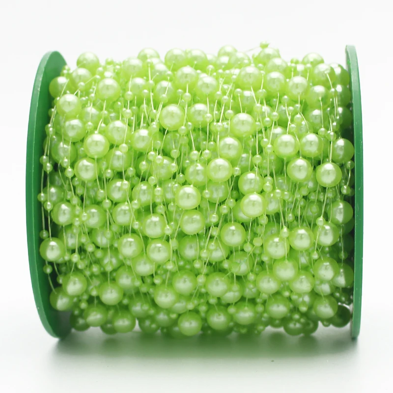 5 м/уп. рыболовная леска, жемчужные бусины, цепочка, искусственная гирлянда, цветы, свадебное украшение для невесты C0504