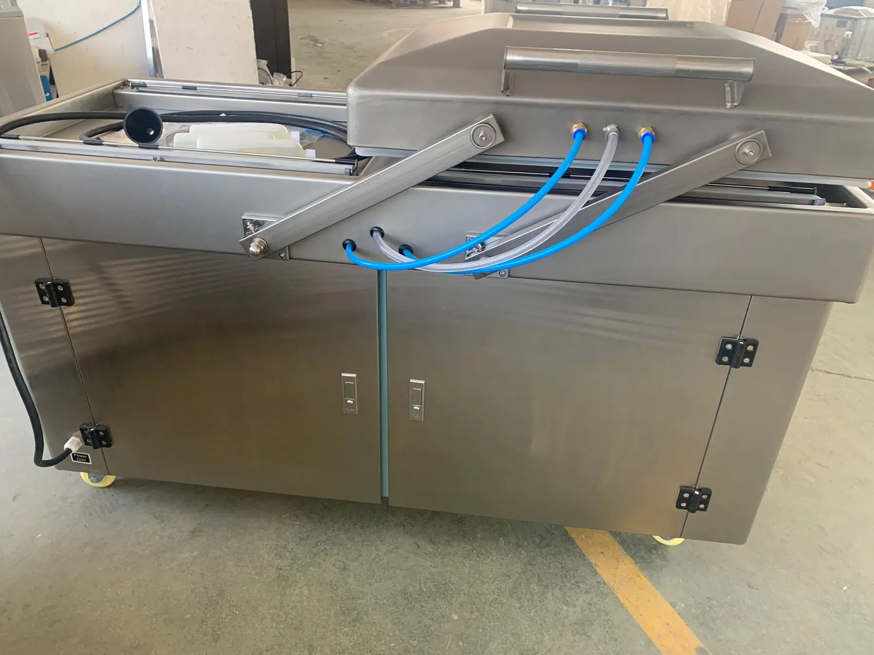 New 220V Double Chamber Vacuum Packer Industrial Machine for Food & Non Food Package for Home Use Restaurants Food Shops