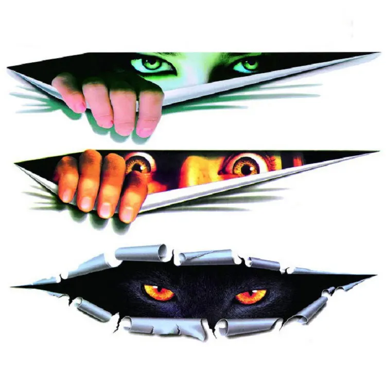 JPS OEM Autaj Glumarkoj Funny And Innovative Decorative Car Stickers