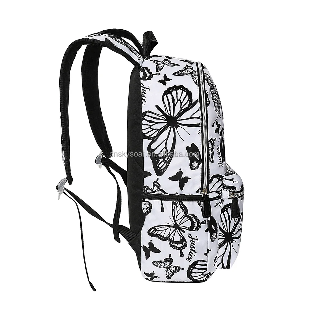 Wholesale High Quality Polyester Simple Teen School Backpack Casual College School Laptop Rucksack Travel Daypack for Girls