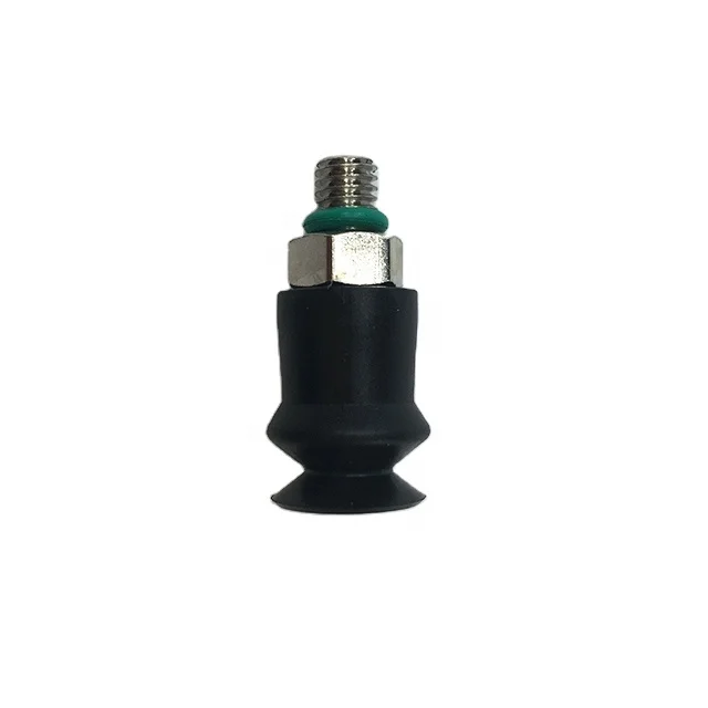 11mm 1.5 bellows sukers silicon suction cup vacuum with M5 thread fitting