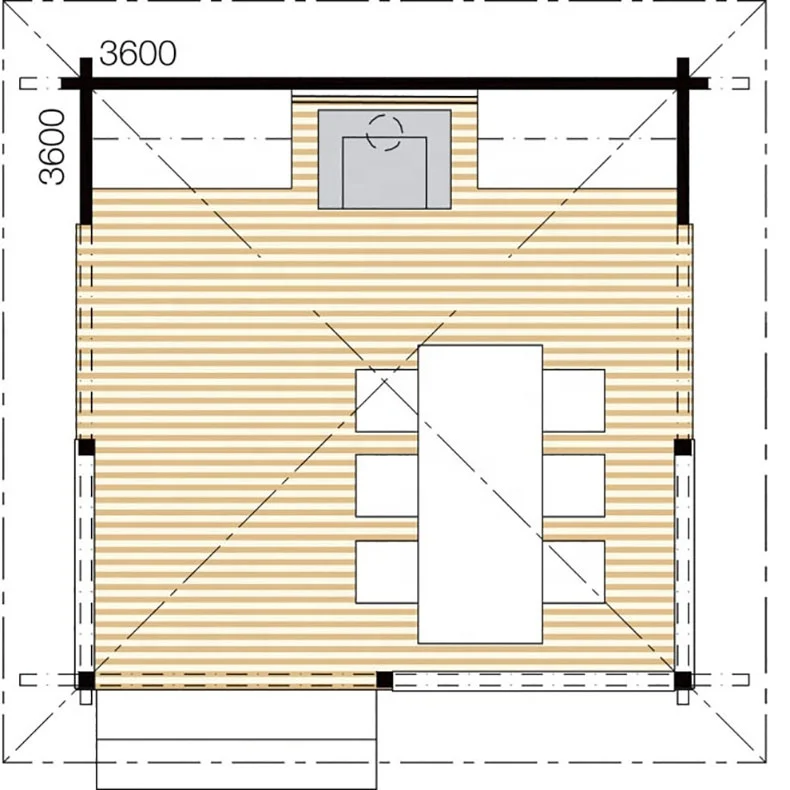 2023 Cheap garden house for living