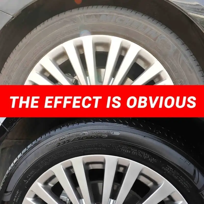 OEM Custom China Manufacturer Ultra Gloss Car Tire Black Shine Tire Dressing Polish Shine Foam Coating Gloss Tire shine