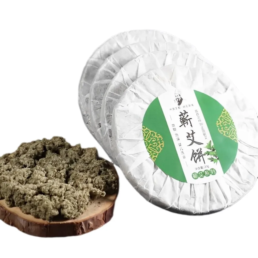 SIJI-QIAI moxibustion product pure natural moxa leaf cake /wormwood cake/moxibustion cake