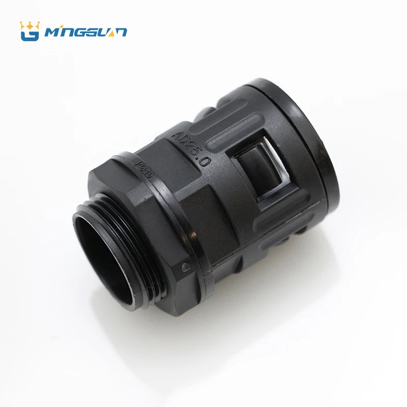 Plastic Conduit Fittings, Quick Coupling, Nylon Hose Pipe Glands, Flexible Corrugated Conduit Connectors, AD15.8