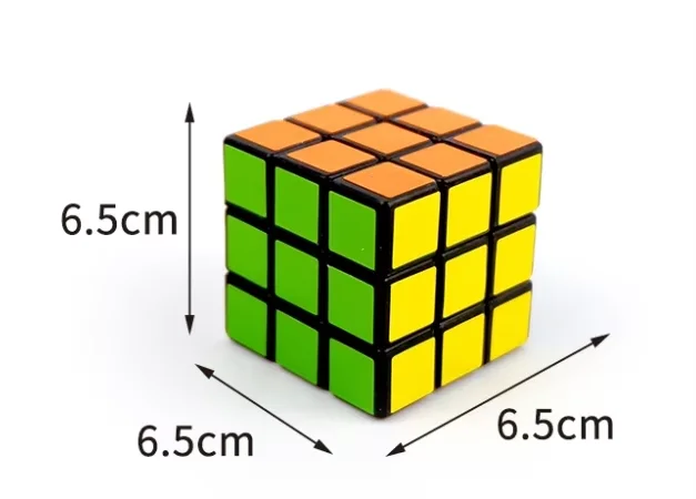 High-quality Educational toy speed cube 65mm smooth solid plastic 3x3 magic Cube puzzle