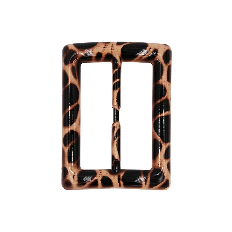 
hot style animal leopard pattern hardware plastic ladies belt buckle accessories 