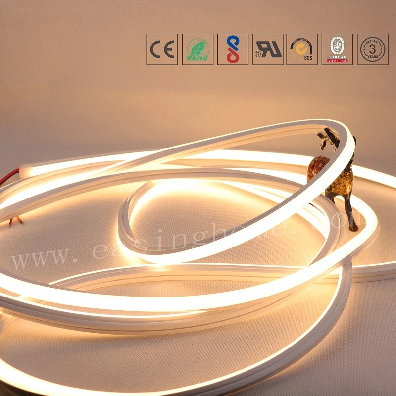 Super slim 10mm*10mm Waterproof ip67outdoor decoration bendable silicon neon tube Ap1010
