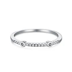 Wholesale Luxury 925 Silver Jewelry Eternity Rings for Women Love Lots Bulk Wedding Band Engagement Ring lot rings woman