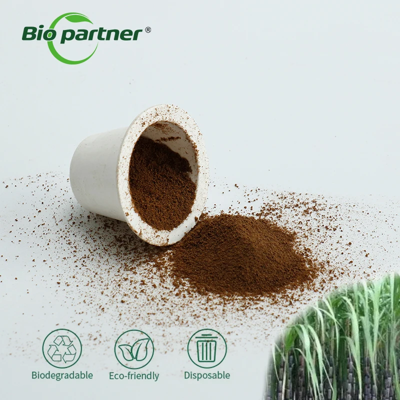 Manufacturer Disposable Mini K Cup Sugarcane Bagasse Coffee Capsule Coffee Capsule Pods For Coffee Shop