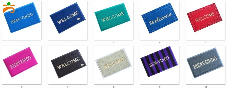PVC Coil door Mats manufacture cushion mat carpet Spaghetti Matting Runner Dirt-Trapper
