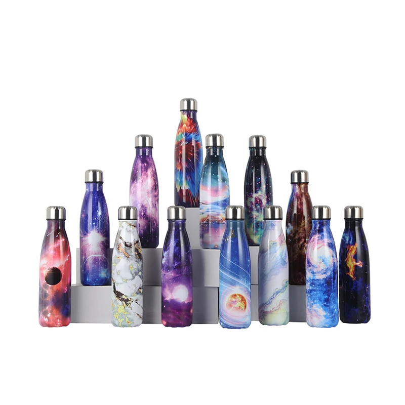 Keep Drinks Hot & Cold Drinking Sport Water Bottles Cola Water Thermos 4 Sizes 500ml Cola Shape Sports Chilly Water Bottle