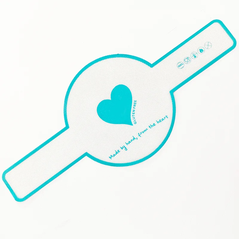 High temperature resistant and easy to clean kneading mat Silicone baking mat Bread mat with handle