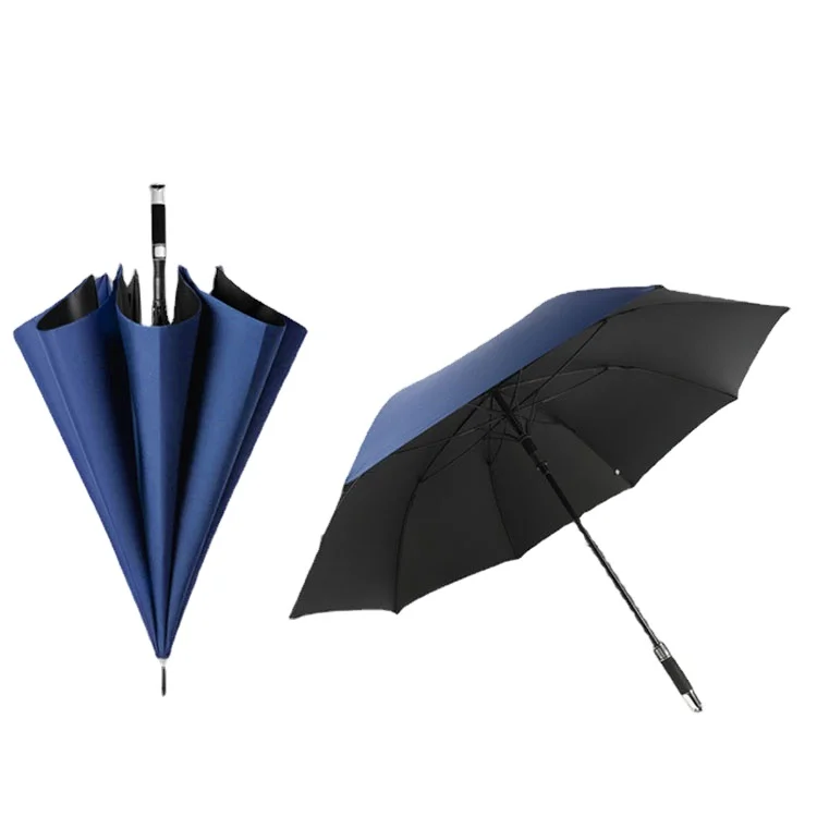 outdoor Self-folding Clear Umbrella vinyl sunshade Triple folding umbrella chinese umbrella