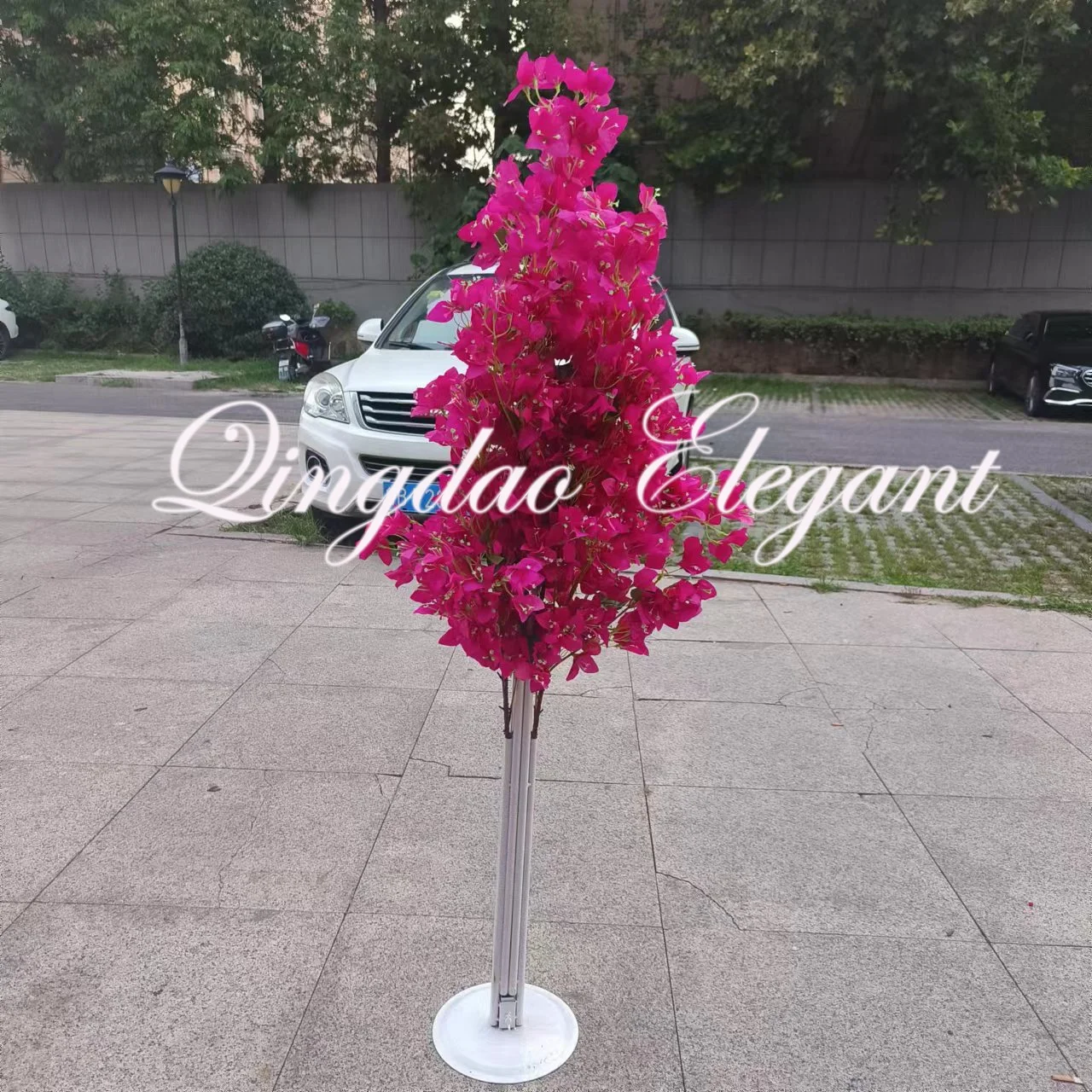 EG-WD99 Bougainvillea Artificial Tree Silk Faux Bougainvillea Tree With Pink Flowers Artificial Bougainvillea Flower Tree