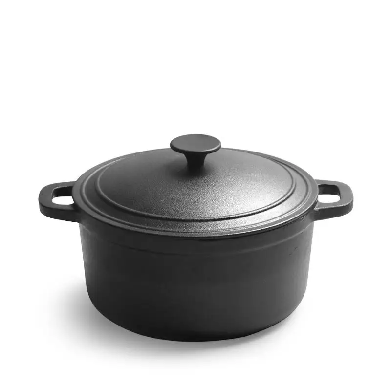 Chef-cookwares Custom Pre-sseasoned Round Home and Outdoor Cookware Dutch Oven Pot Cast Iron Enamel Pots Casserole