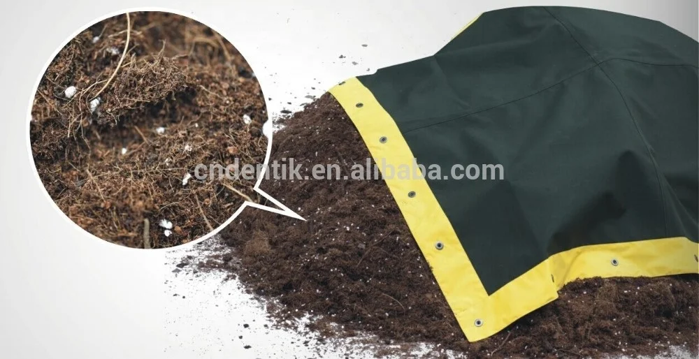 DENTIK membrane Compost Cover, Waterproof high breathable anti-odor cover , organic wast treatment,