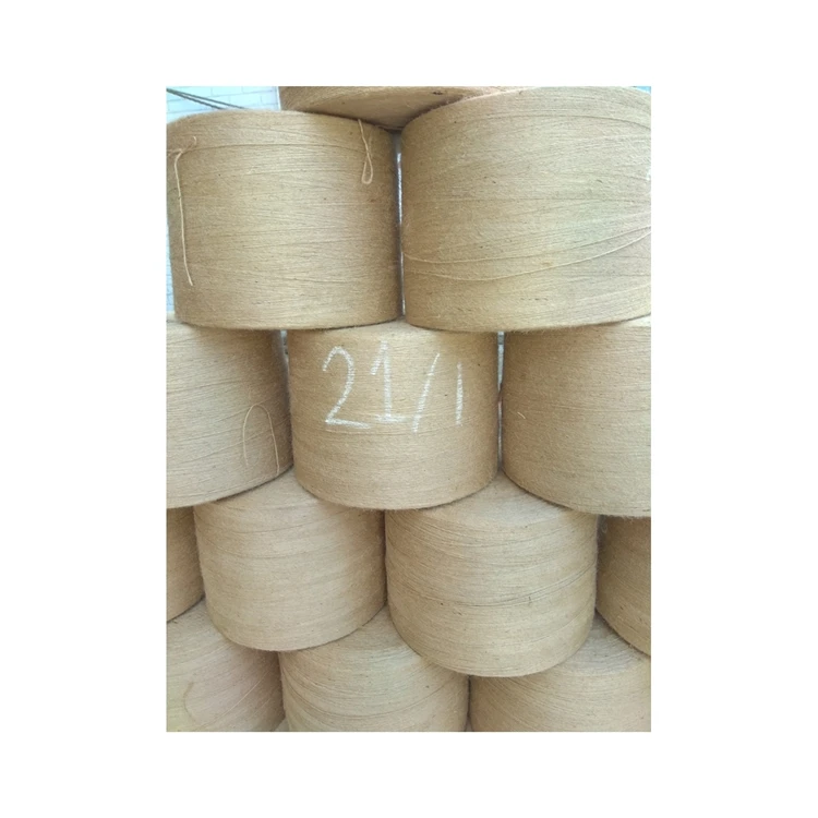 High quality wholesale natural color reusable breathable sustainable jute yarn for roof insulation material