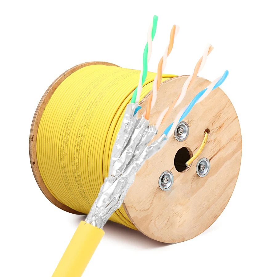 20gb1000mhz Cat7 cat7a stp sftp ethernet cable price per meter 23awg Bc Rj45 Patch Cable Sftp Cat7 Lan Cable