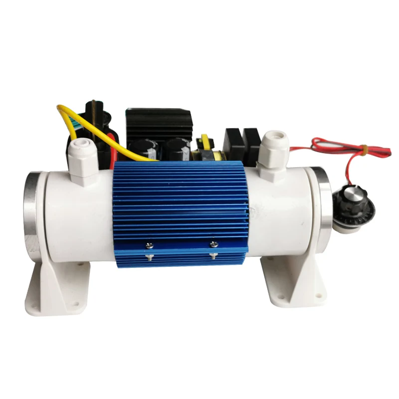 longevity Dual air cooling adjustable 5g/h generator ozone quartz tube for water treatment machine