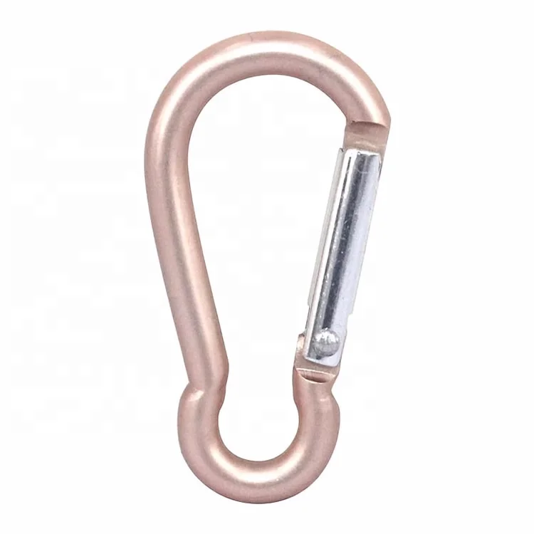Factory Sell 14 Cm Large Carabiner Hook Mommy Stroller Hook With Sponge Handle Aluminium Alloy Hook Karabiner