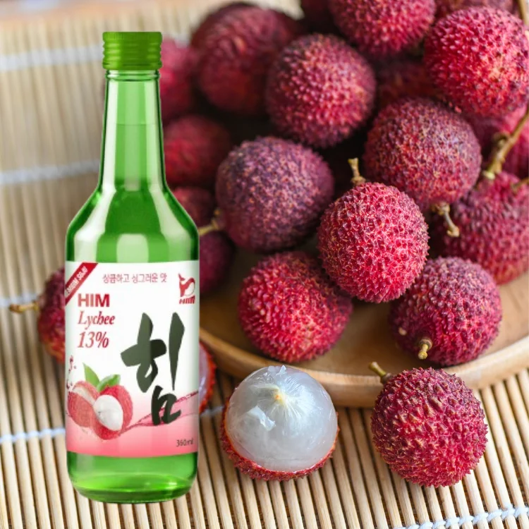 High Quality 360ml Soju from Korea Fruit-Flavored and Refreshing ISO Certified Bottle Packaging Manufactured in Vietnam