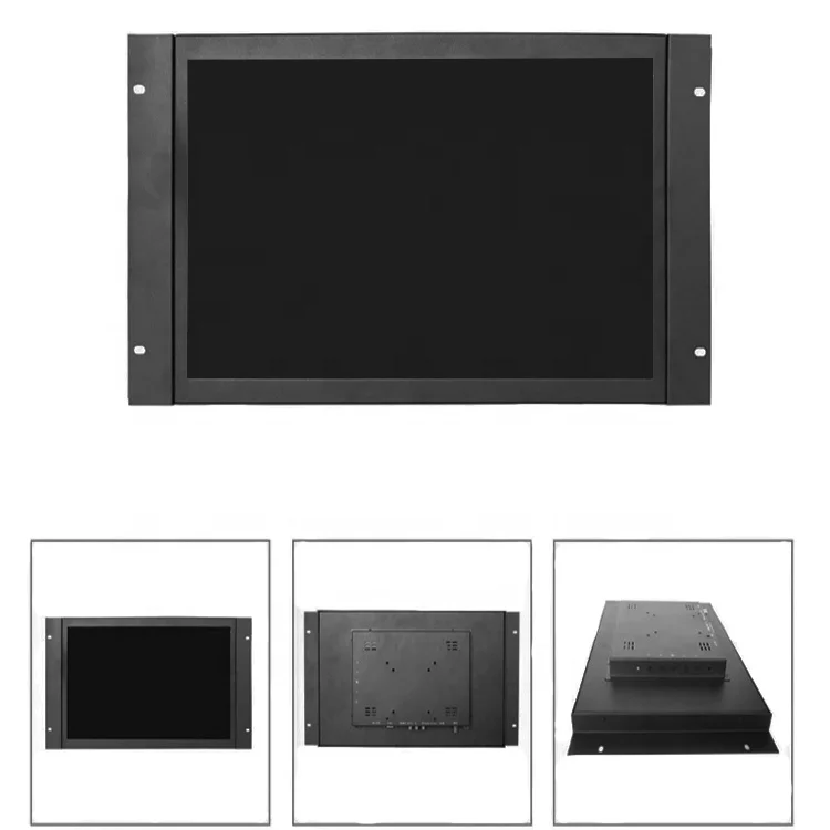 ZHIXIANDA 17.3inch open frame industrial tft  lcd monitor HD-MI BNC VGA USB AV