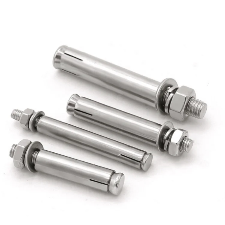 
Chinese standard 304 stainless steel expansion screw customized extended expansion anchor bolt M6*50mm 