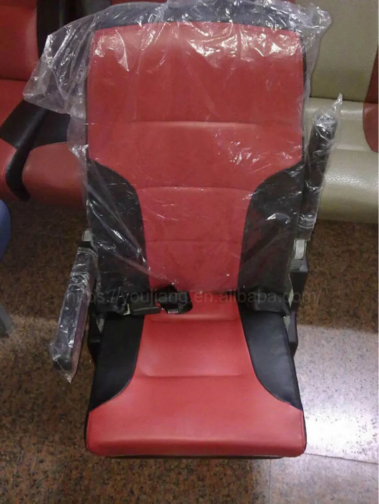Folding ambulance seat with seat belt
