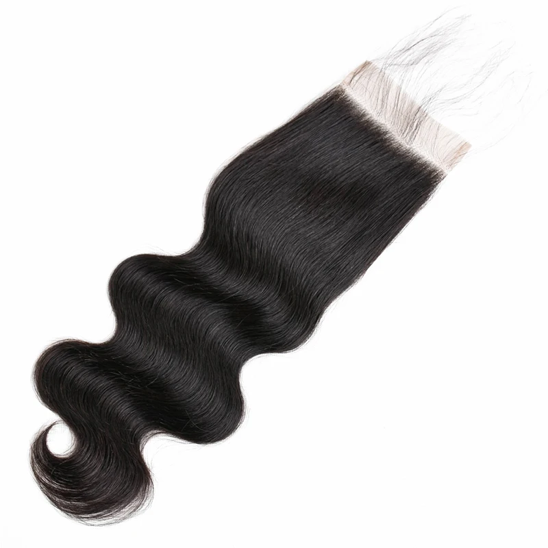 
14-20inch Cheap Lace Closure For Women 4x4 Peruvian Hair With Baby Hair Cheap HD Transparent Lace Closure 