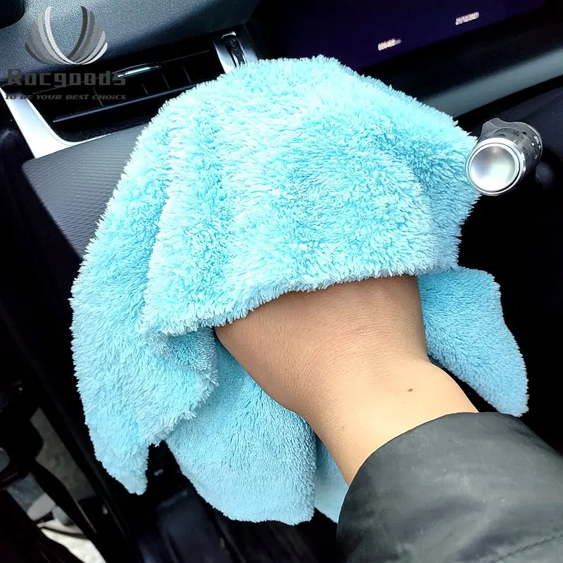 Автомобильное восковое полировальное полотенце из микрофибры