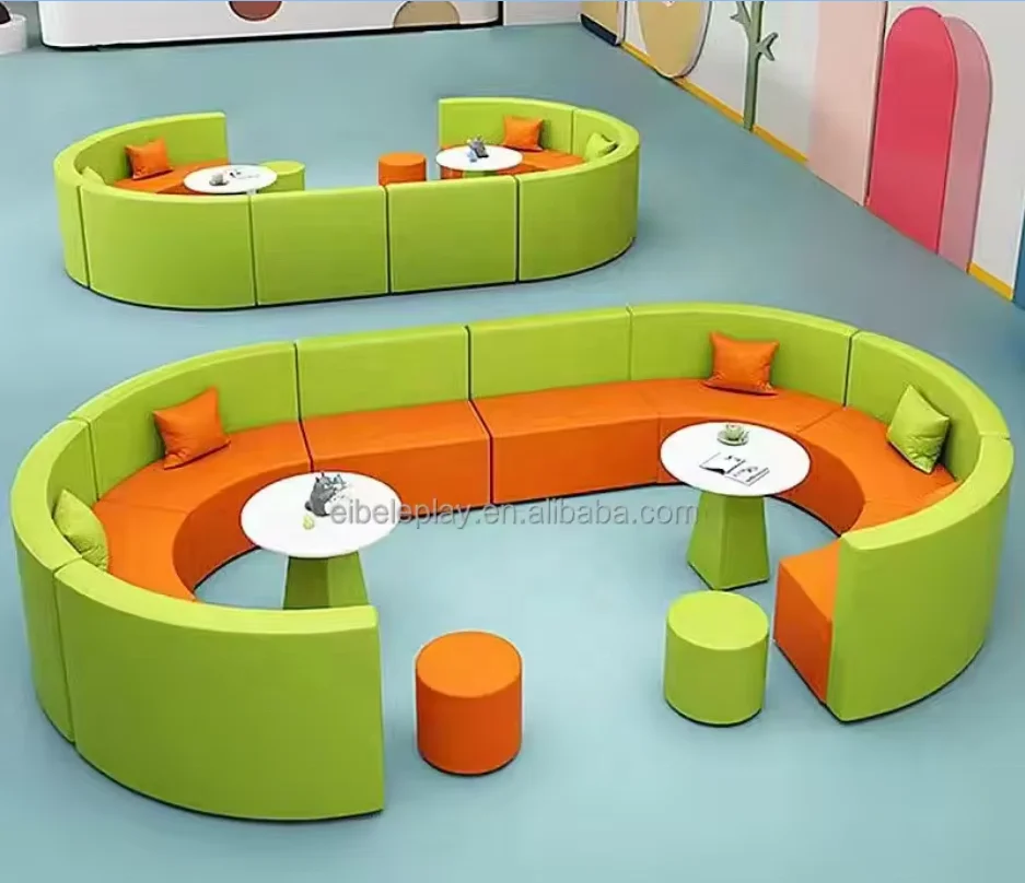 Personalized and Creative Early Education Center Rest Area Business Reception Heterotypic Sofa for Daycare