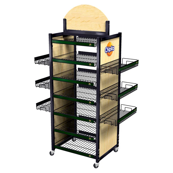 Beverage rack Metal Drink Display Rack POP Display